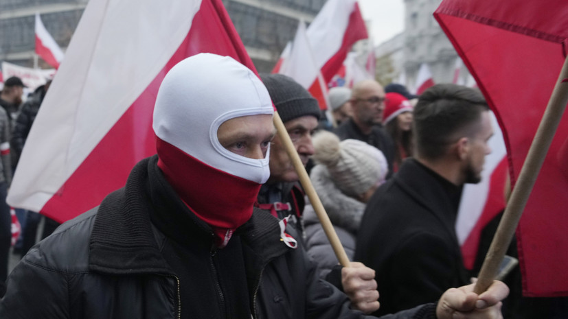 РИА Новости: в Польше проходит марш националистов в честь Дня независимости