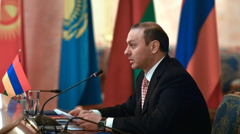 Секретарь Совбеза Армении провёл переговоры с главой делегации Украины в ПА ОБСЕ