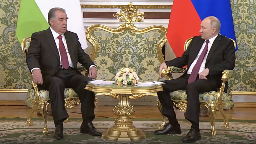 «Развиваются поступательно и находятся на очень высоком уровне»: Путин — об отношениях с Таджикистаном