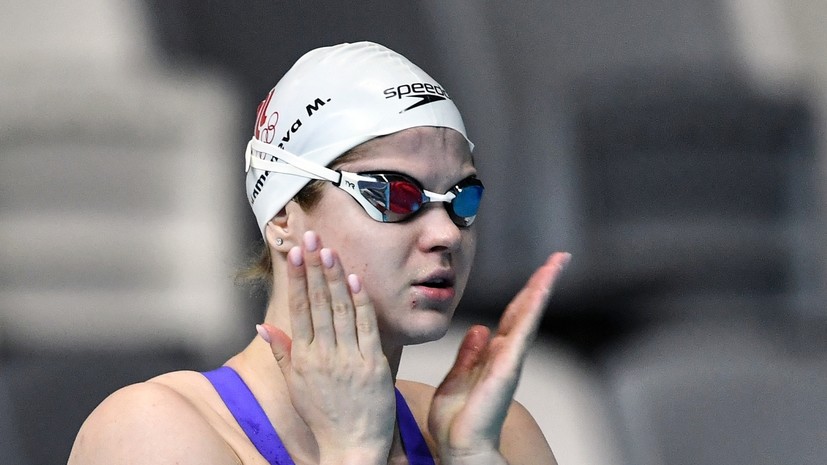 Каменева победила на дистанции 50 метров на спине на чемпионате России по плаванию
