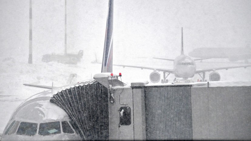 Около 40 рейсов задержаны или отменены в аэропортах Москвы