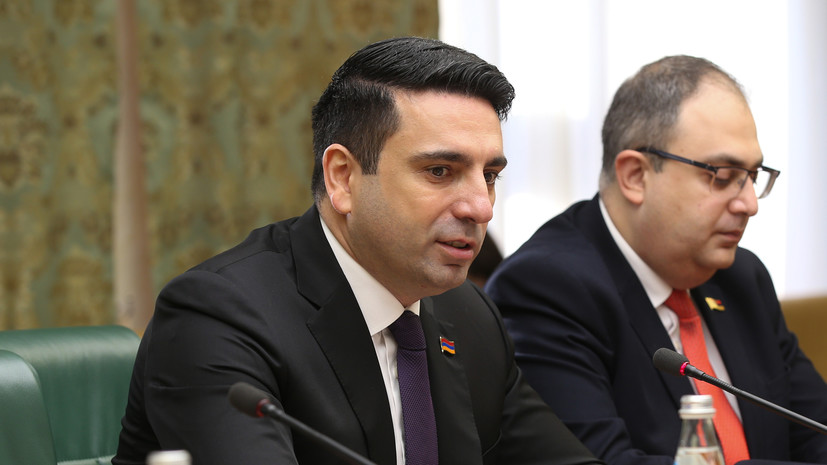 Спикер парламента Армении: Ереван признаёт Нагорный Карабах в составе Азербайджана