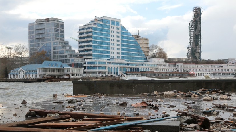 МЧС: ураган в ДНР, Крыму и Севастополе отнесён к ЧС федерального уровня