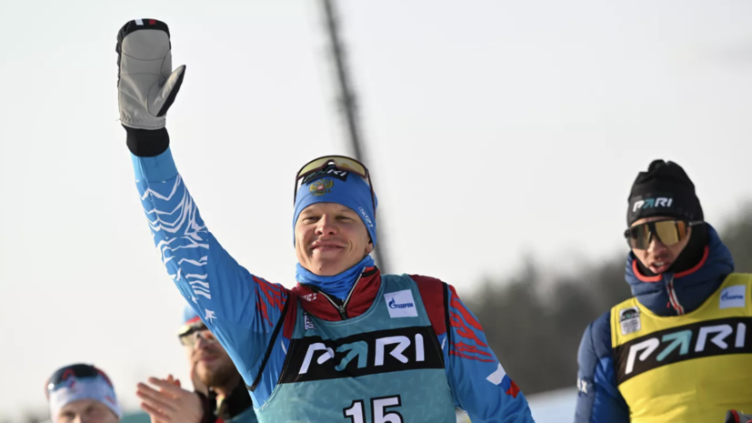 Бажин победил в гонке преследования на этапе Кубка России по биатлону в Ханты-Мансийске