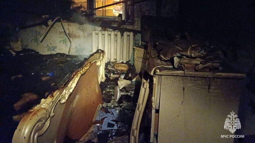 Один человек погиб в результате пожара в квартире жилого дома в Уфе