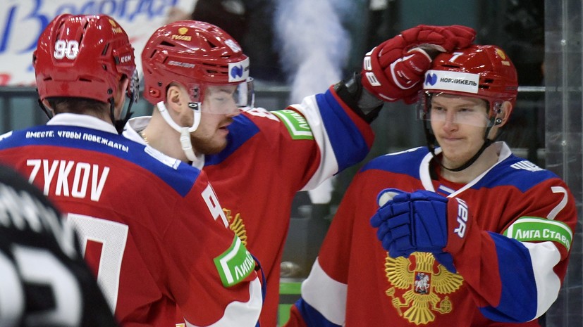 Непростой старт: сборная «Россия 25» обыграла команду «Звёзды и ВХЛ» на Кубке Первого канала по хоккею