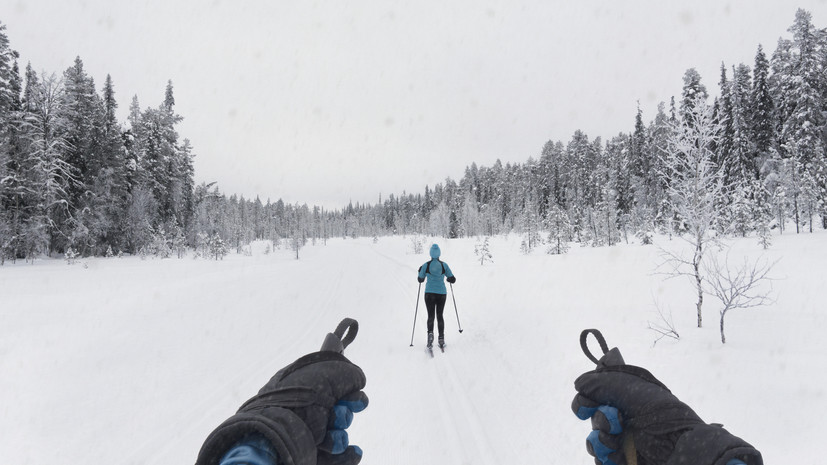 В парке «Останкино» открылась бесплатная лыжная трасса