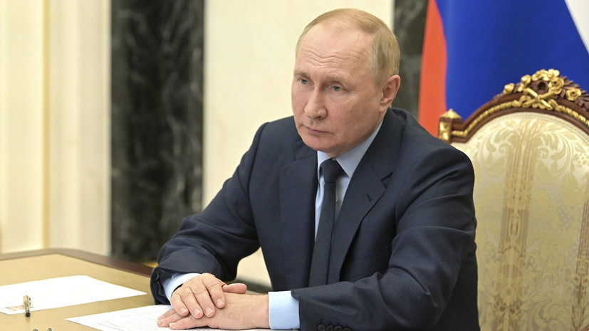 Песков анонсировал оперативное совещание Путина с членами Совбеза России