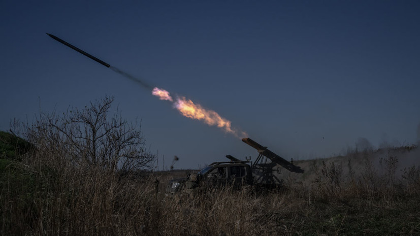 Украинская армия выпустила ещё десять ракет из РСЗО по Горловке