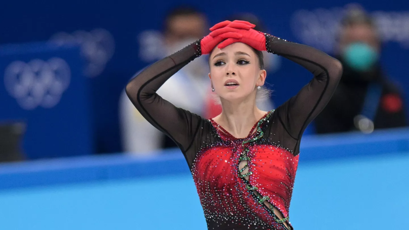 Валиева упала с четверного прыжка на чемпионате России