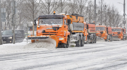 Дептранс: московские службы работают в особом режиме на фоне снегопада