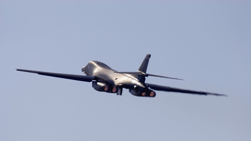 В США потерпел крушение стратегический бомбардировщик Rockwell B-1 Lancer