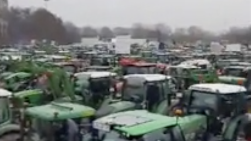 Münchner Merkur: многотысячная акция фермеров на тракторах прошла в Нюрнберге