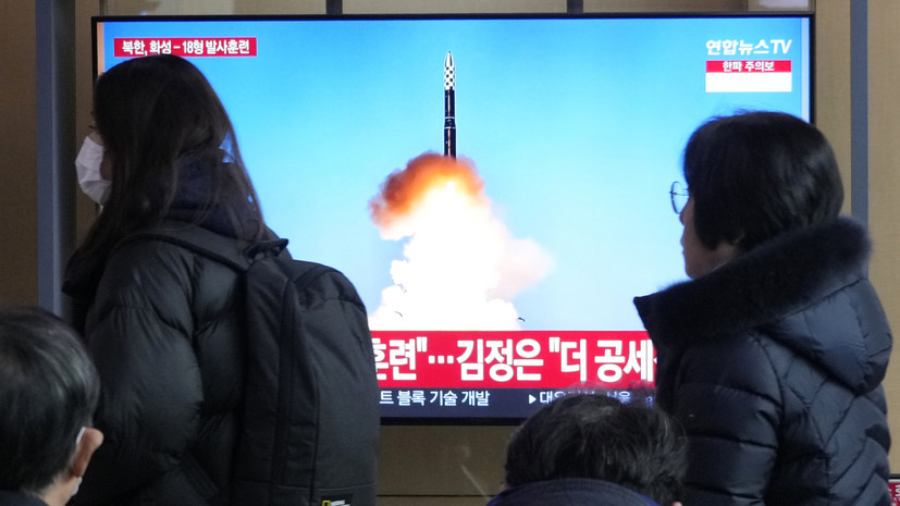 «Рёнхап»: КНДР запустила, предположительно, баллистическую ракету