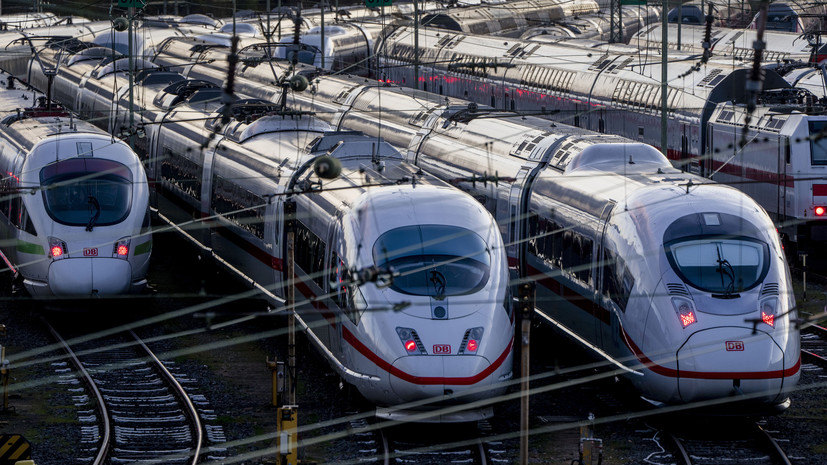 Железнодорожники ФРГ проведут стачку с требованием повышения зарплаты