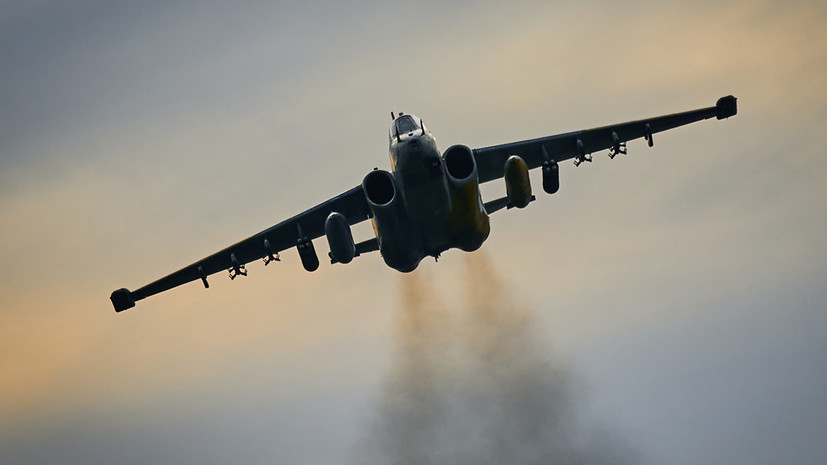 Средства ПВО сбили украинский Су-25 в Харьковской области