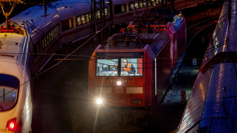 Tagesschau: железнодорожники ФРГ начали стачку с требованием повышения зарплаты
