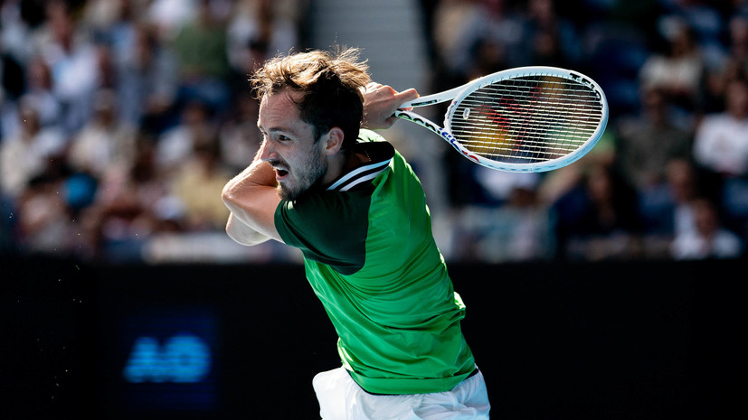 Медведев — лидер по активно выигранным очкам среди финалистов Australian Open