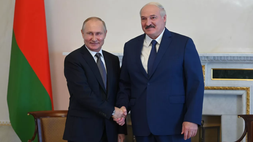 Путин и Лукашенко осмотрели новую арену СКА в Петербурге