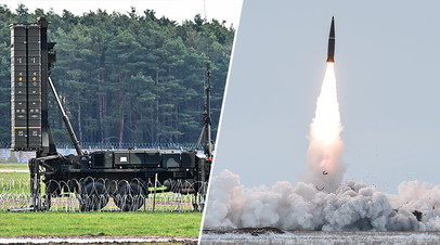ЗРК SAMP-T / Пуск баллистической ракеты ОТРК «Искандер»