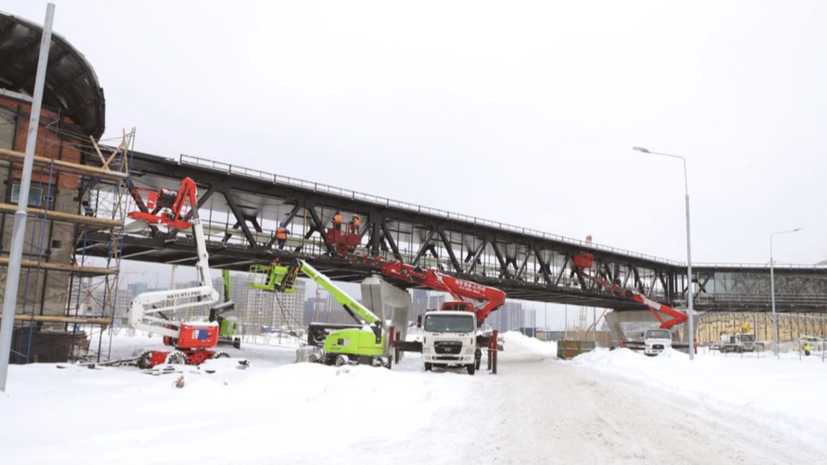Собянин: готовность участка дороги от Солнцево до Варшавского шоссе превысила 50%