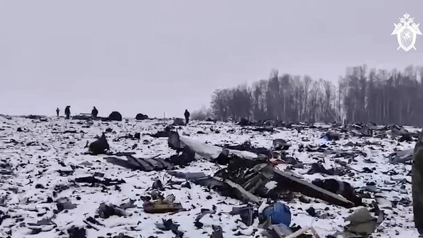 В СК сообщили, что останки погибших при крушении Ил-76 идентифицированы
