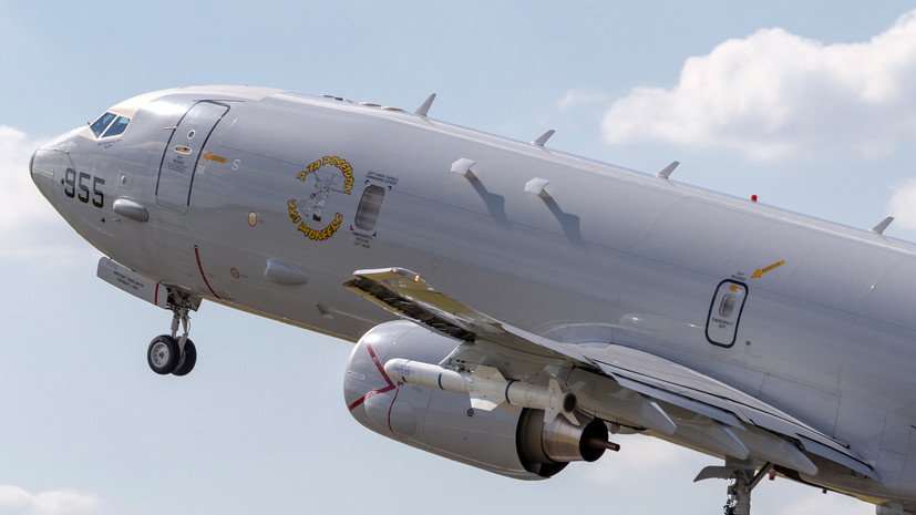 ВХ: над Чёрным морем в районе Румынии замечен американский Boeing P-8A Poseidon