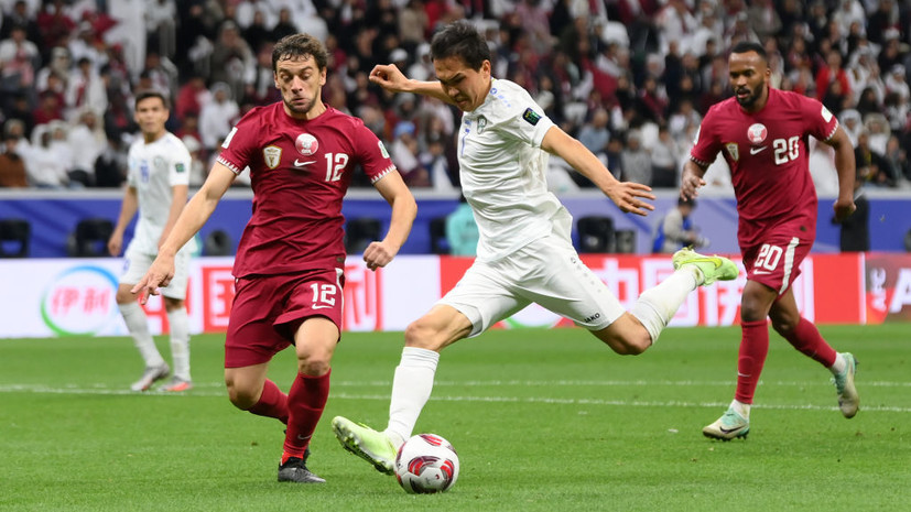 Катар победил Узбекистан и вышел в полуфинал Кубка Азии по футболу
