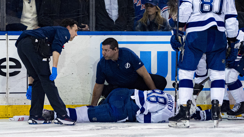 Сергачёв получил травму в первом матче НХЛ после восстановления