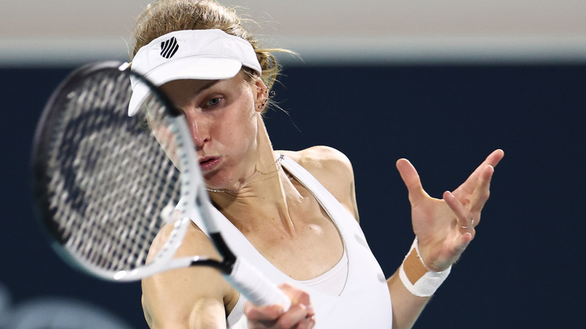 Самсонова победила украинку Калинину и вышла в 1/4 финала турнира в Абу-Даби
