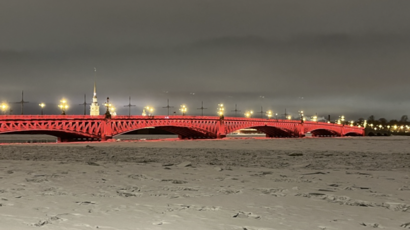 В Петербурге Троицкий мост подсветят в честь китайского Нового года