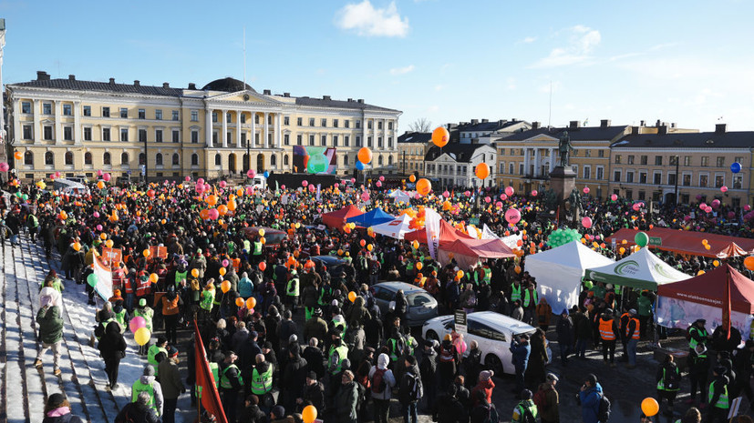 Yle: дошкольные учреждения закрыли в Финляндии из-за профсоюзной забастовки