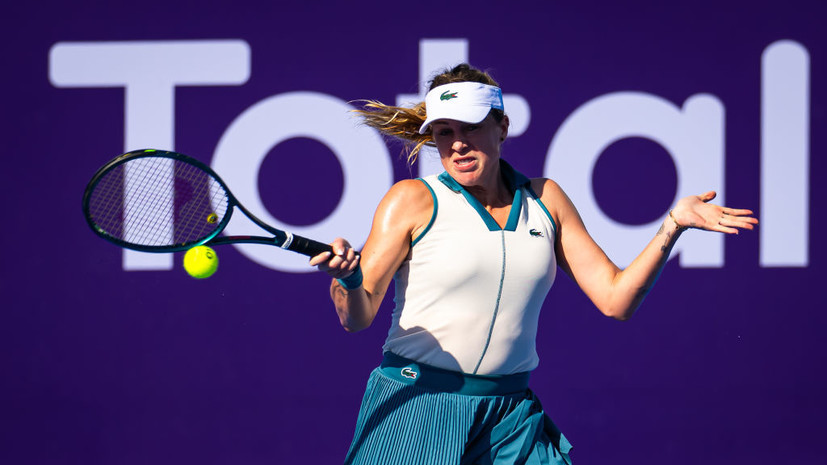 Павлюченкова вышла в четвертьфинал «Мастерса» в Дохе