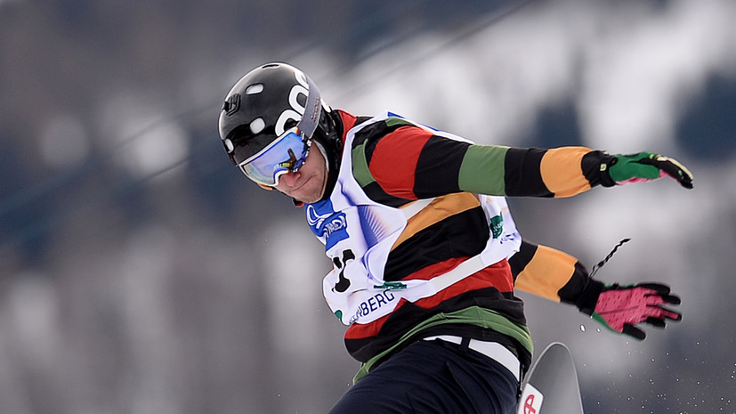 Олюнин и Пауль победили в командном сноуборд-кроссе на Спартакиаде