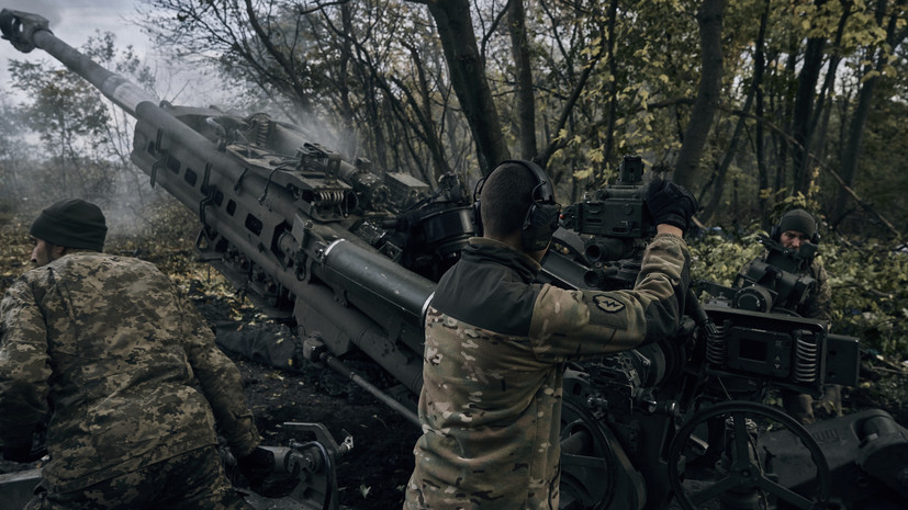 RT показал видео уничтожения двух иностранных гаубиц ВСУ в Запорожской области