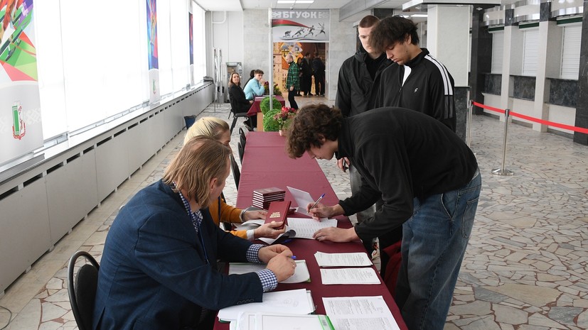 Явка на выборах в Белоруссии на 14:00 мск составила 59,17%