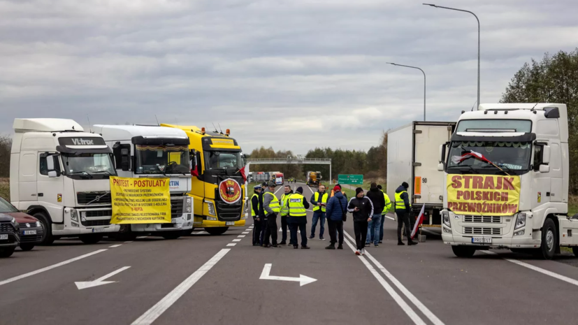 Польские перевозчики 1 марта намерены возобновить протесты на границе с Украиной
