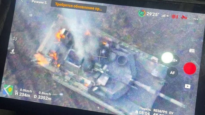 «Горит даже поярче Leopard»: в зоне СВО впервые уничтожен американский танк Abrams