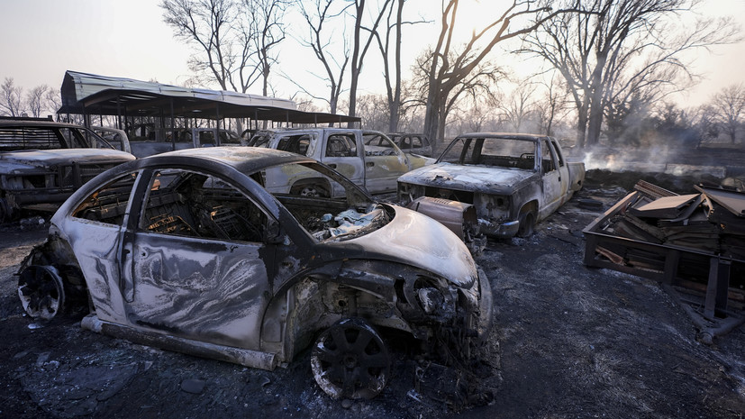 CNN: площадь одного из пожаров в Техасе достигла 343 тысяч га