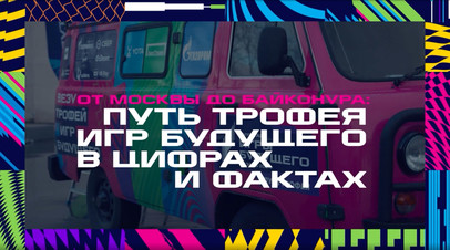 От Москвы до Байконура: путь трофея Игр Будущего в цифрах и фактах
