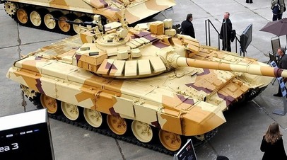 Танк Т-90 с комплексом «Арена-М»