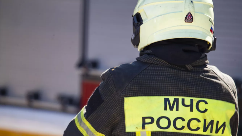 Сотрудники МЧС потушили открытое горение около села в Астраханской области