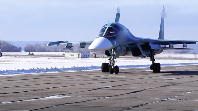На Краснолиманском направлении: экипажи Су-34 нанесли удар авиабомбами по опорному пункту ВСУ