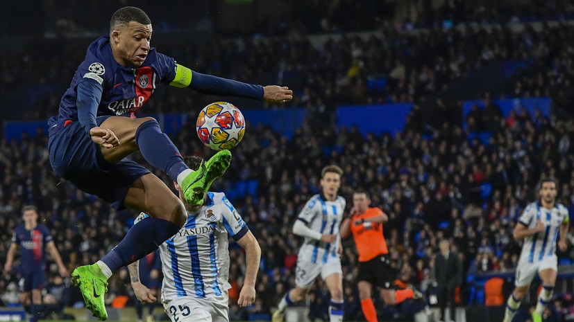 Мбаппе признан лучшим игроком недели в Лиге чемпионов