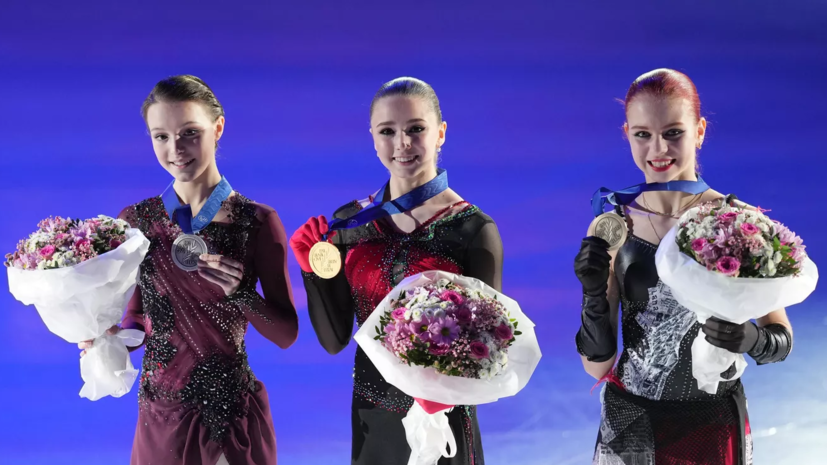Щербакова, Трусова и Валиева посетили турнир «Русский вызов»