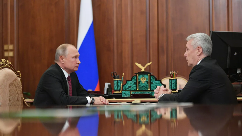 Собянин доложил Путину о начале строительства ВСМ Москва — Санкт-Петербург