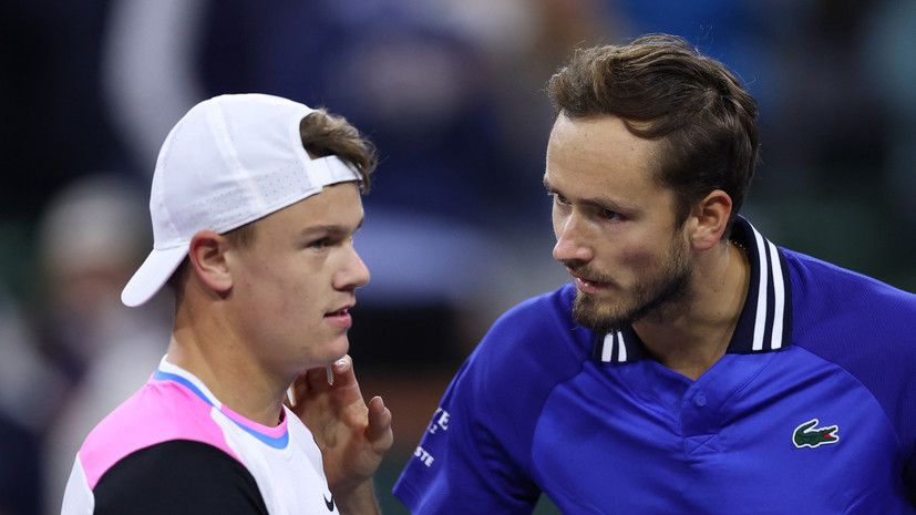 Медведев рассказал о конфликте с Руне во время матча на турнире ATP в Индиан-Уэллсе