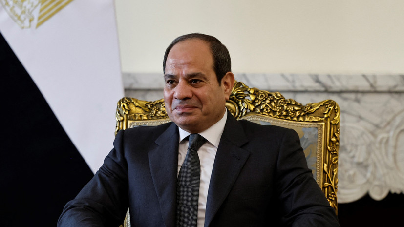 Президент Египта поздравил Путина с победой на выборах в России
