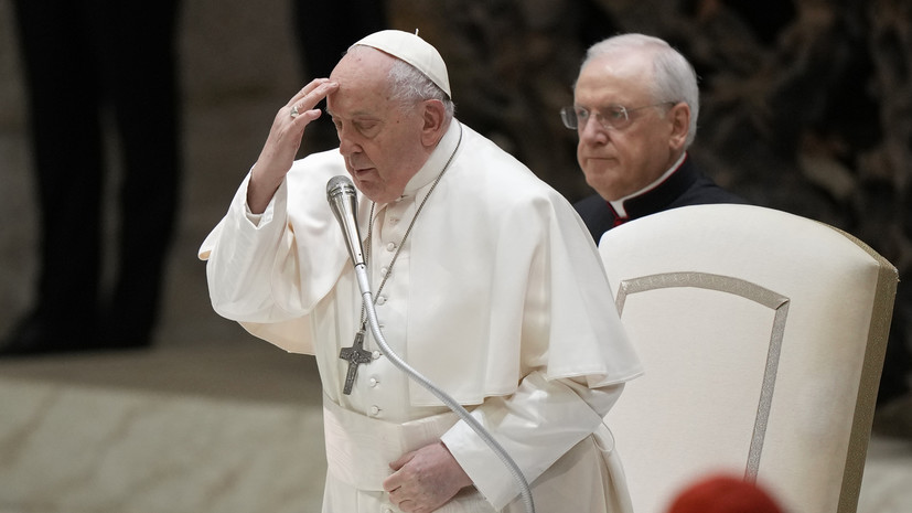 Папа Римский Франциск молится за жертв теракта в «Крокус Сити Холле»