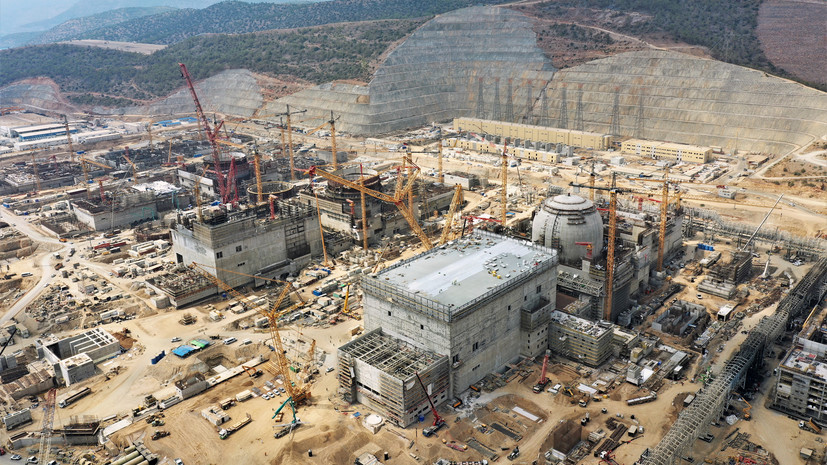 Власти Турции рассчитывают в 2024 году ввести в строй первый реактор АЭС «Аккую»